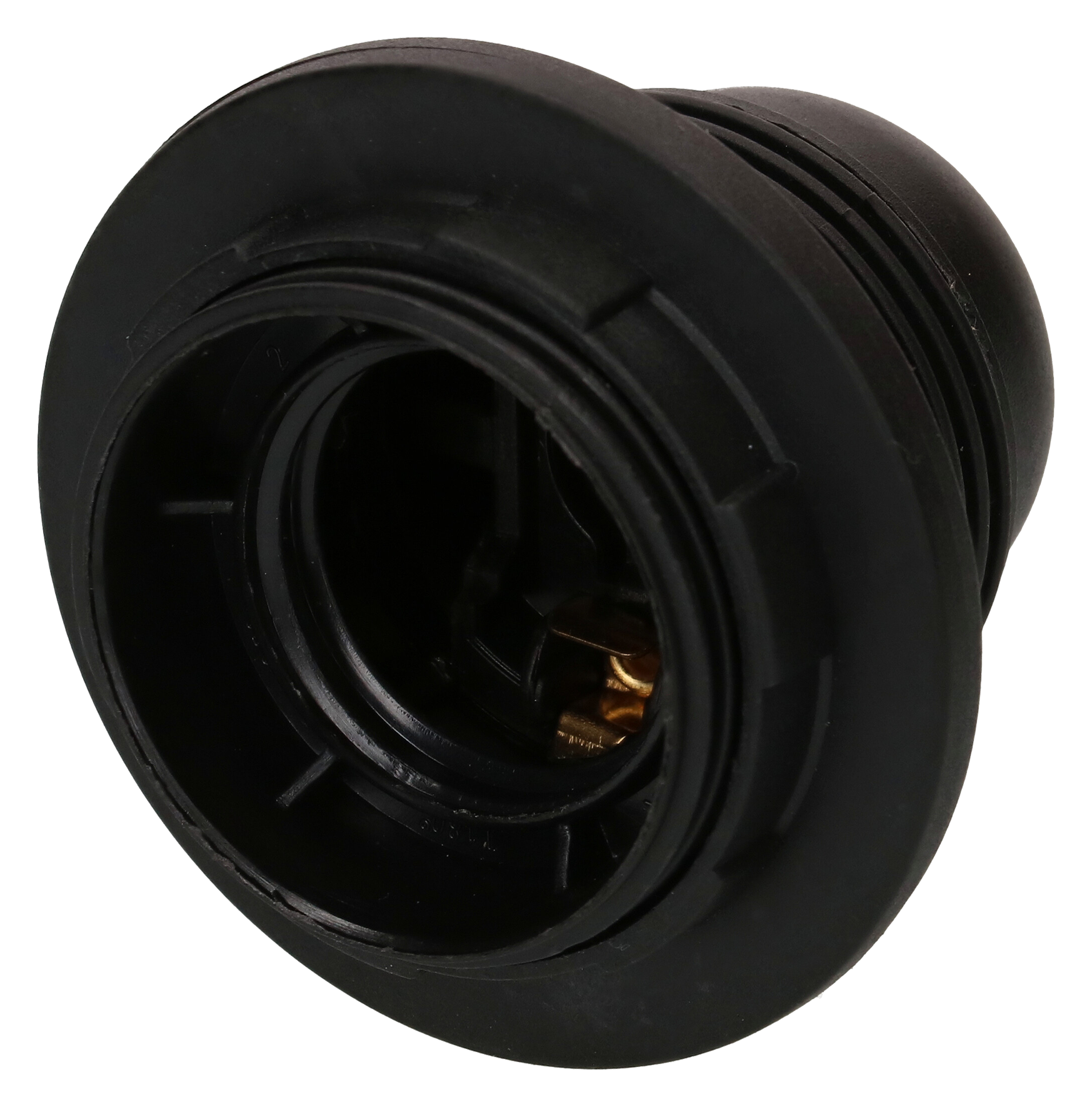 Lamp.fassung E27 M10 ra sw