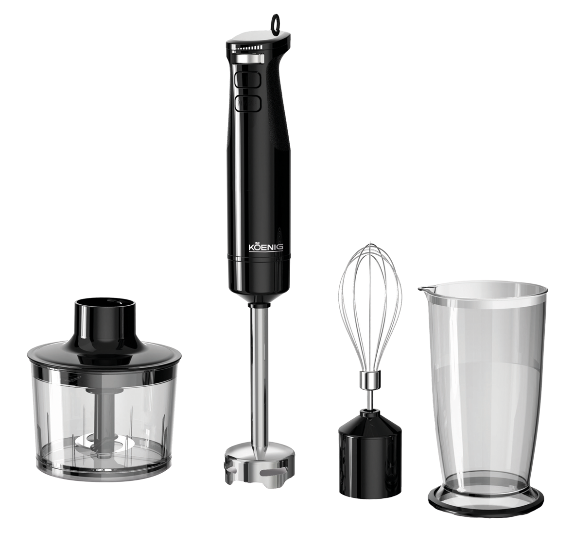 Stabmixer Set Black Line