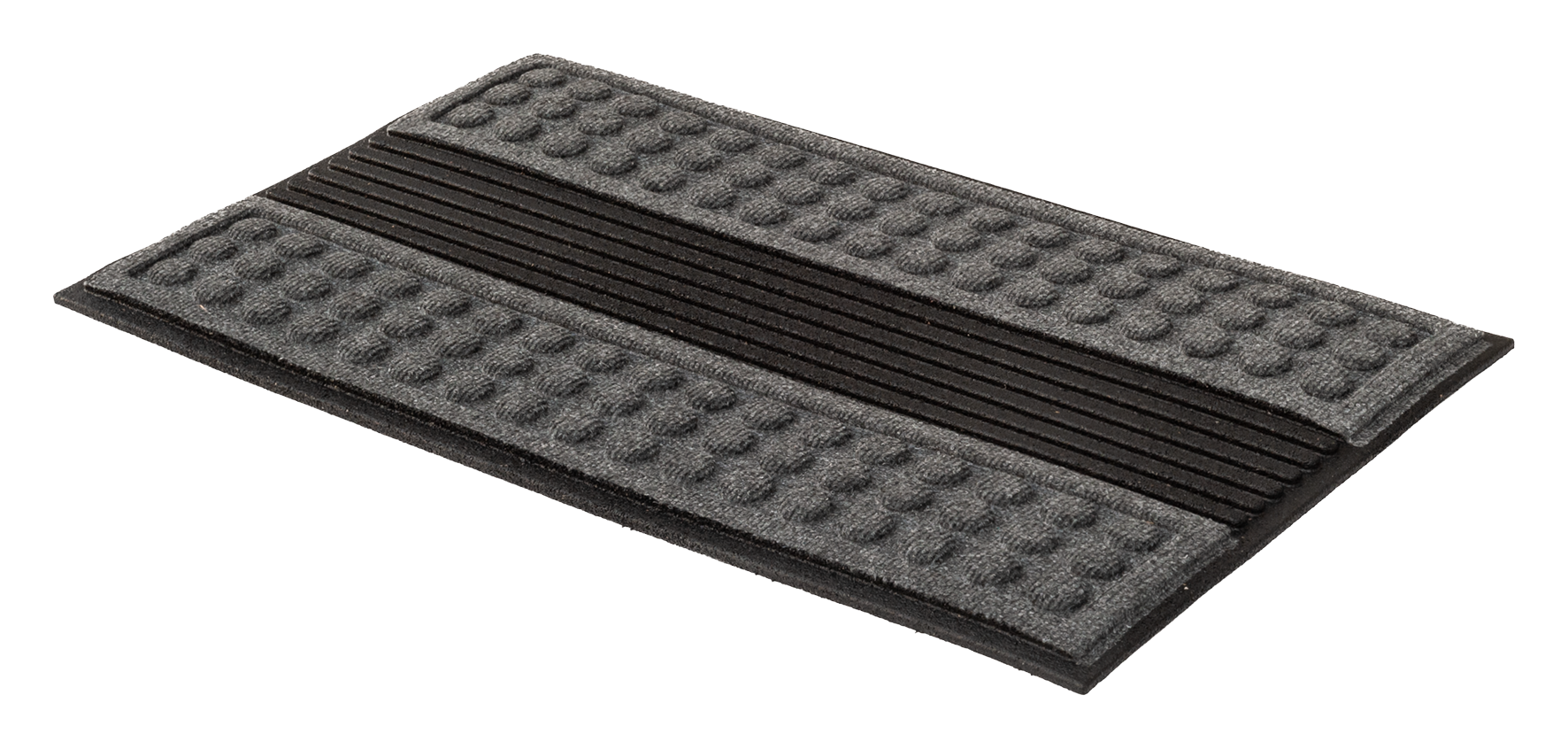 Fussmatte Scrape'n grau 45x75