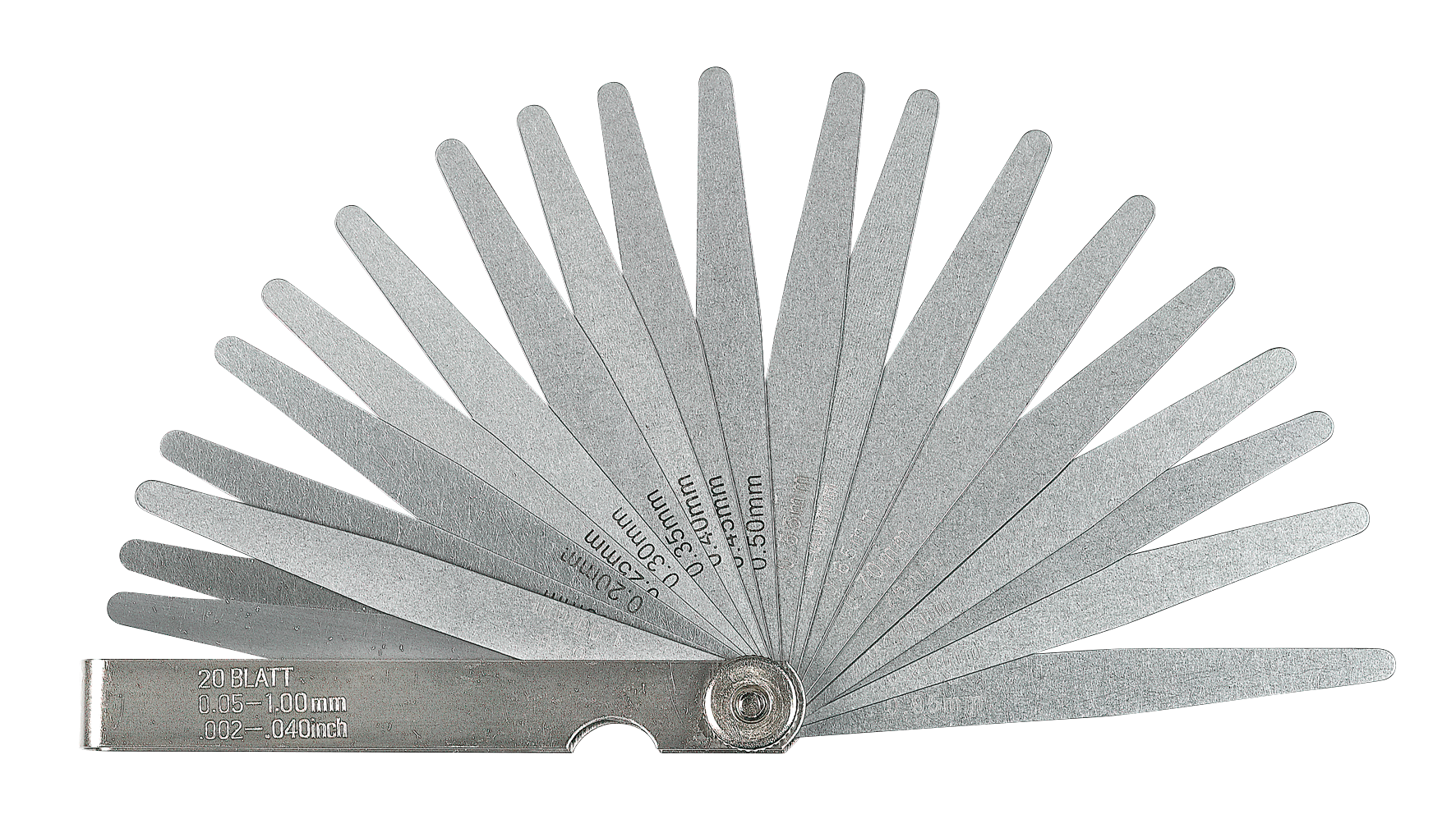 Fühlerlehre 8 Blatt 0.05-0.50