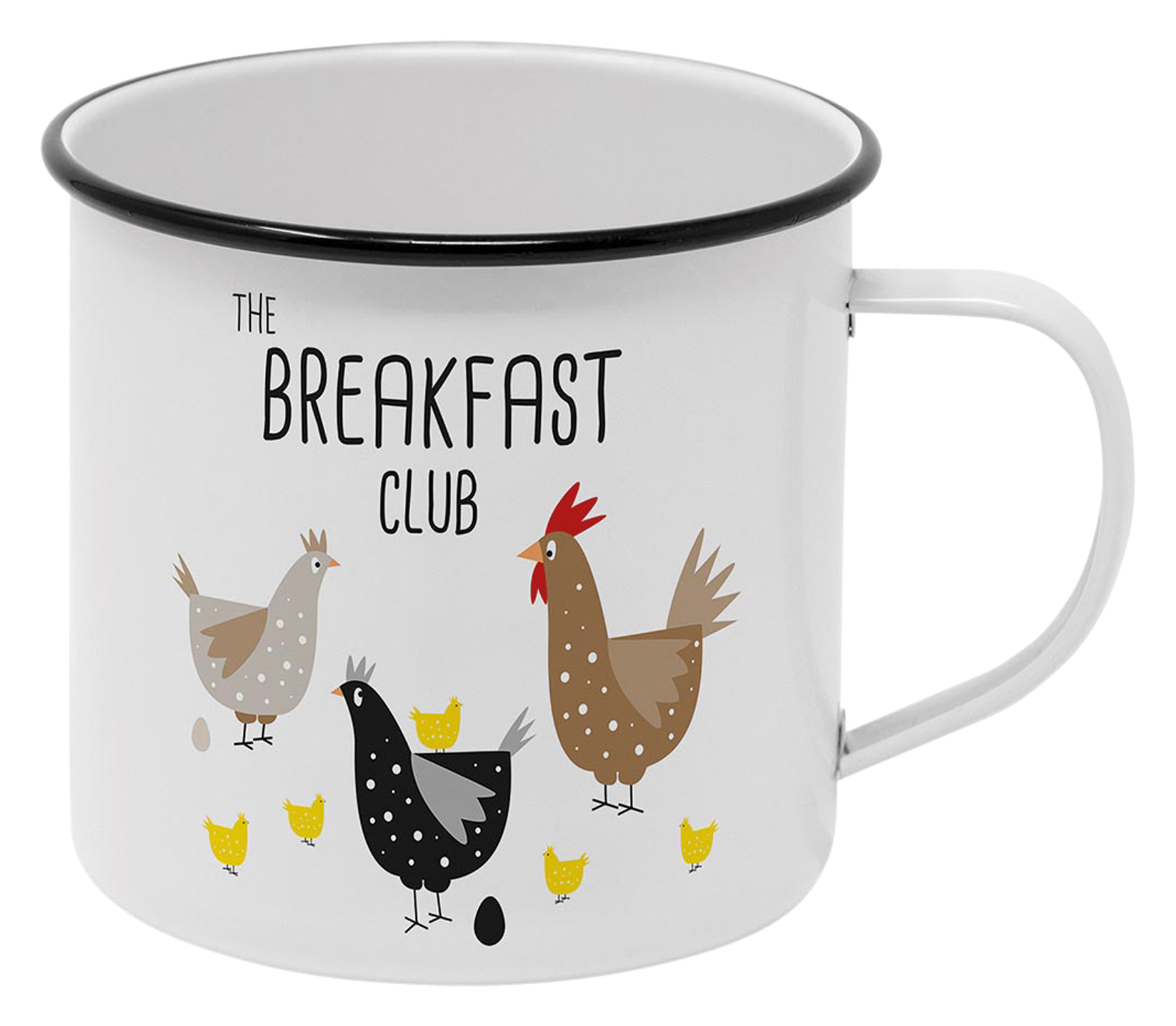 Happy Metal Mug Breakfast Club
