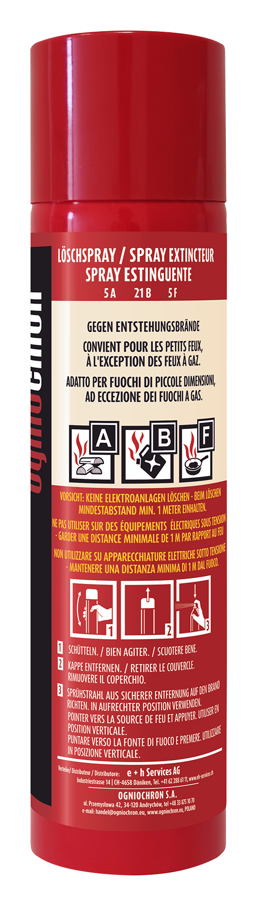 Feuerlöschspray Schaum 600 ml