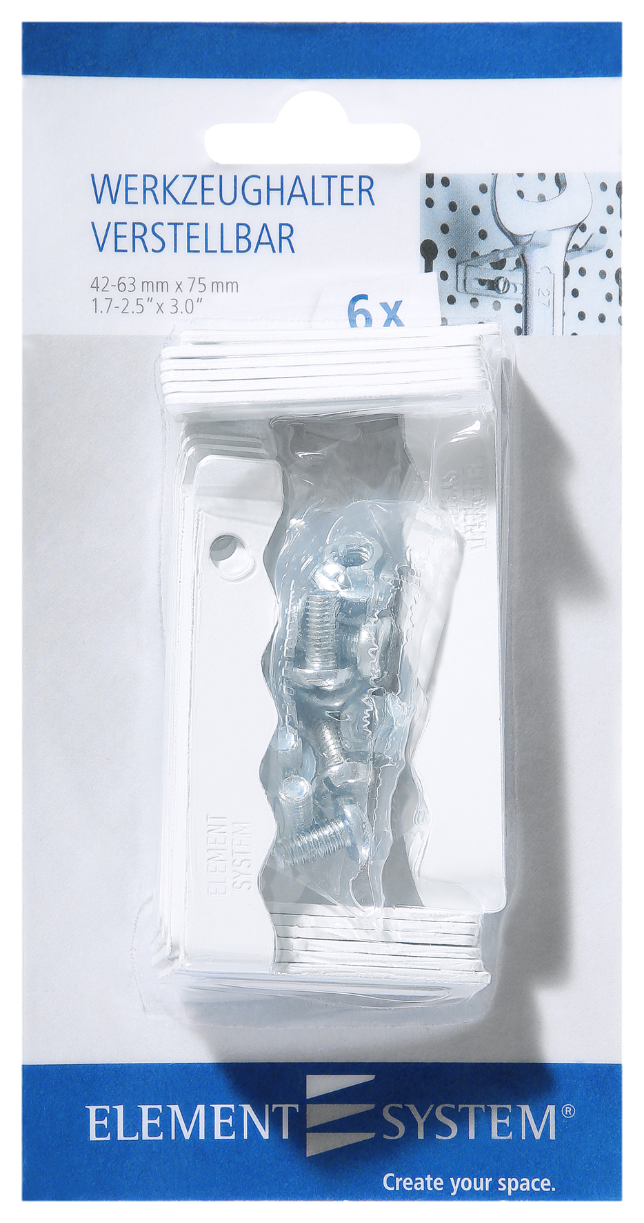Werkzeughalter 42-63 6 Stk SB