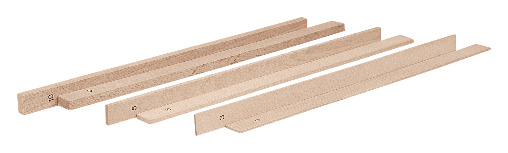 Teighölzer 6 Stück 35 cm