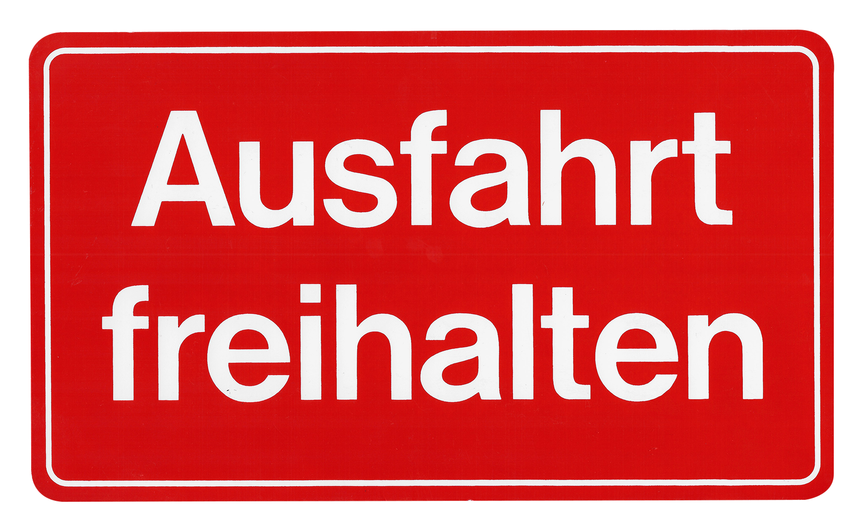 Schild AUSFAHRT FRE Fo 330x192