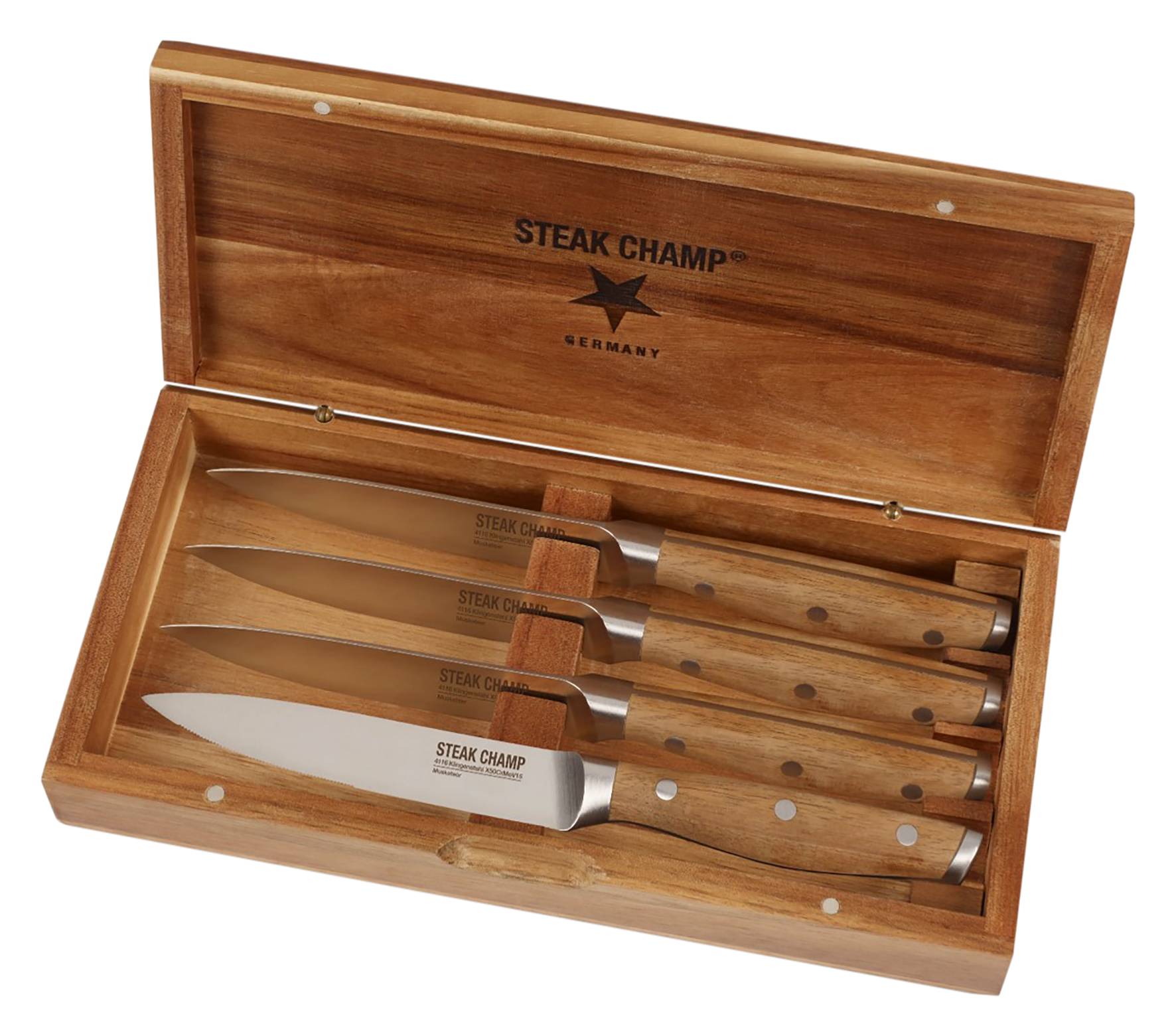 Steakmesserset Premium 4-tlg.