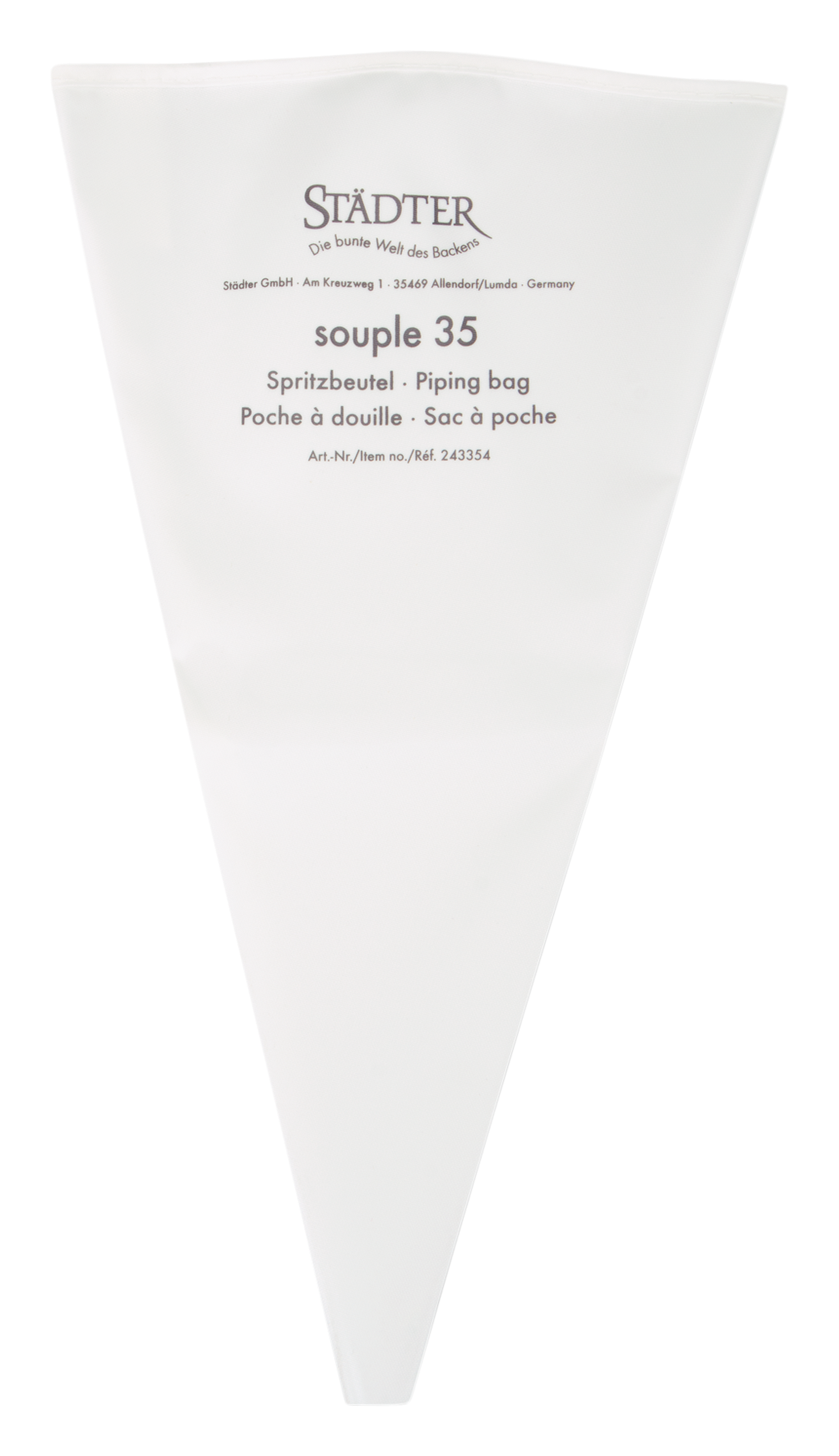 Spritzbeutel Profi 35 cm weiss