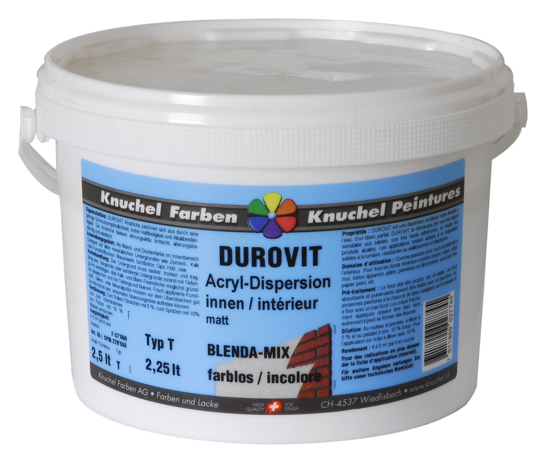 Durovit-Mix 2.5 l transparent