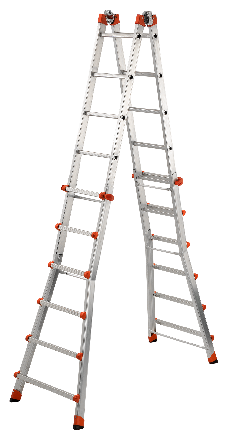 Teleskopleiter 6+6 Stufen