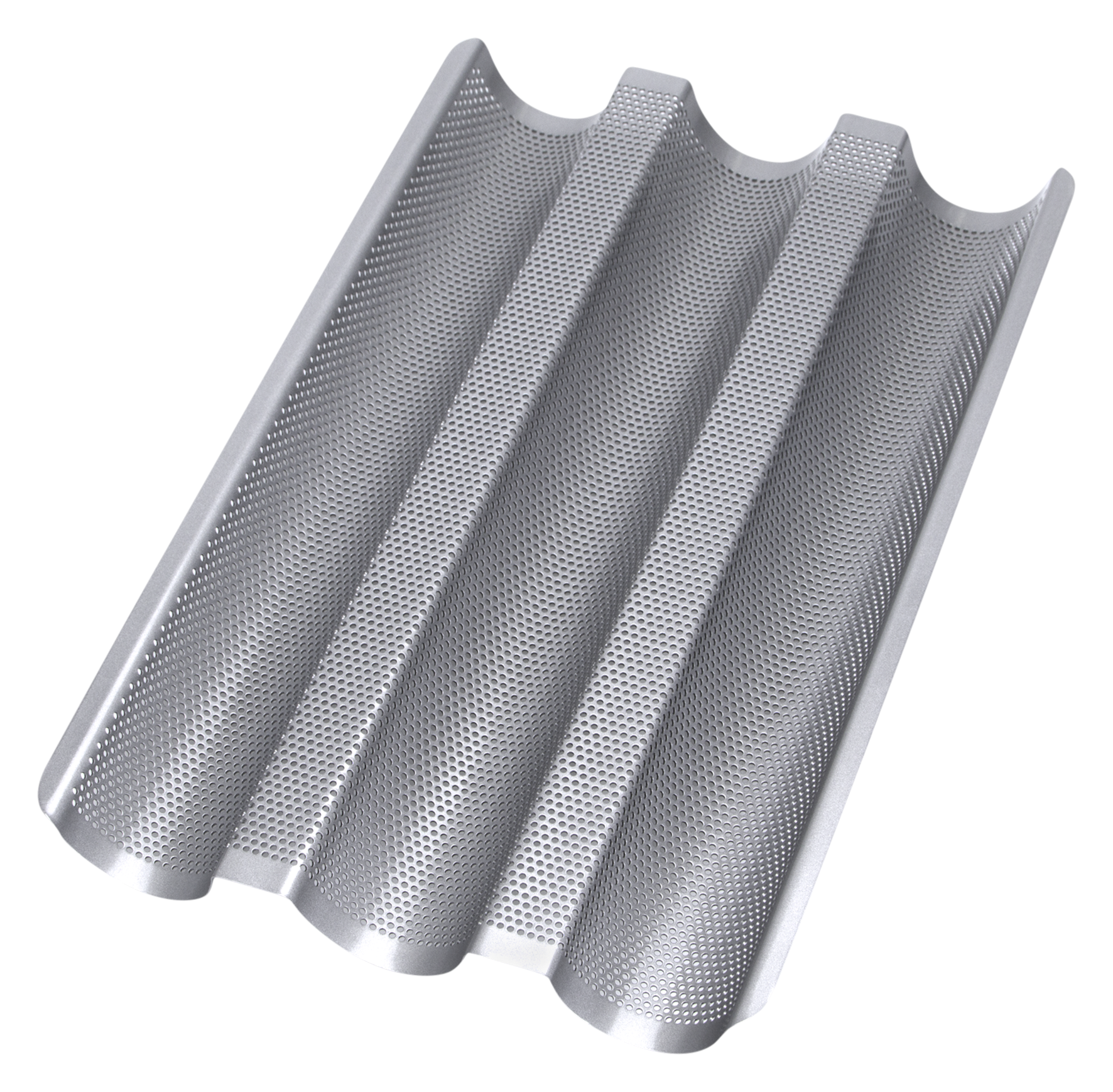 Baguette-Backblech 37x24x2.5cm