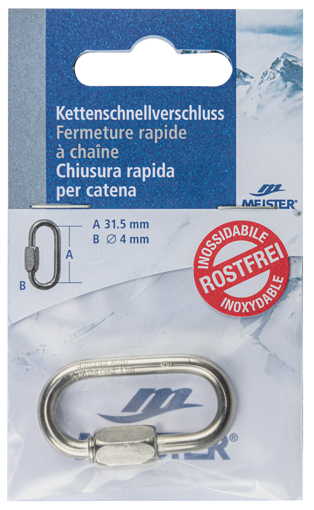 Rapid-Kettenglied ø4mm 31.5mm