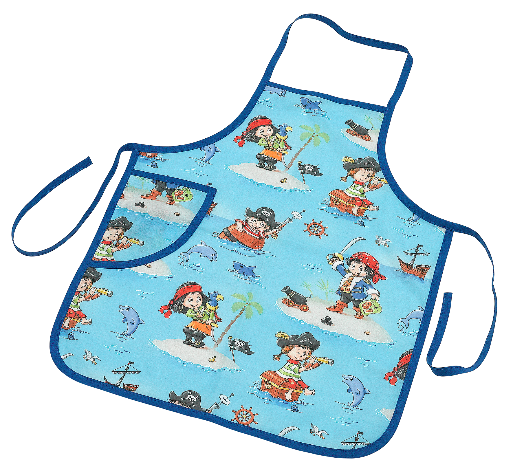 Kinderschürze Piraten 49x41 cm