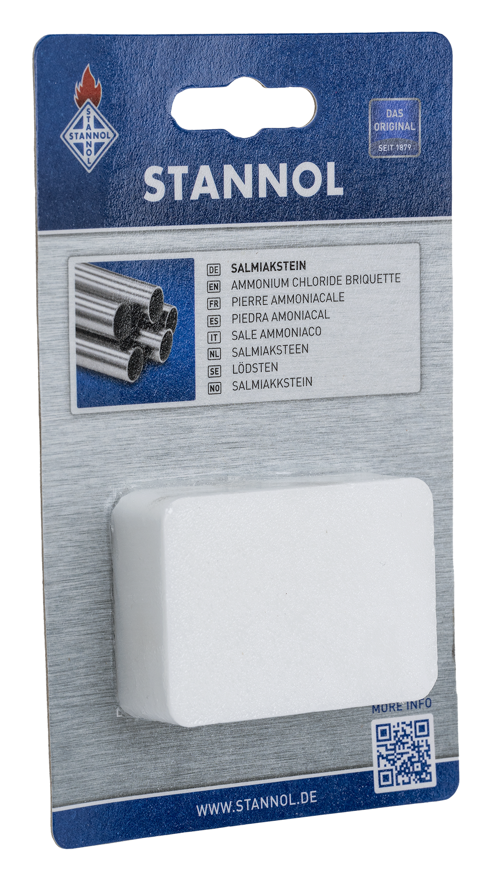 Salmiakstein 65x45x20 mm