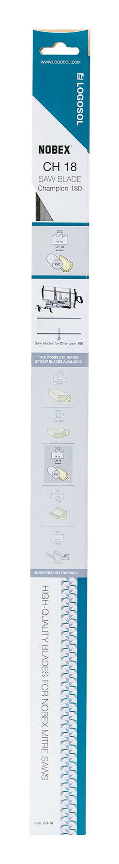 Sägeblatt 18 Z/" 630 mm Stahl