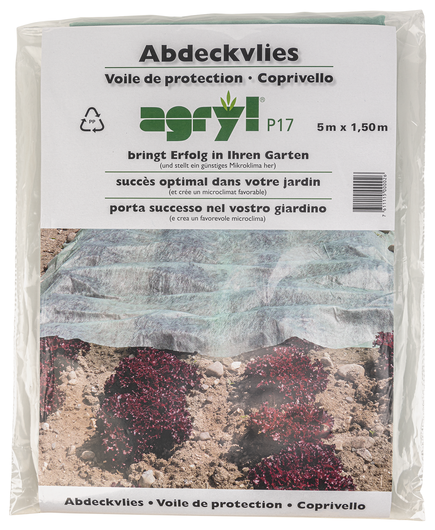 Pflanzenschutzvlies 1.5x5 gn