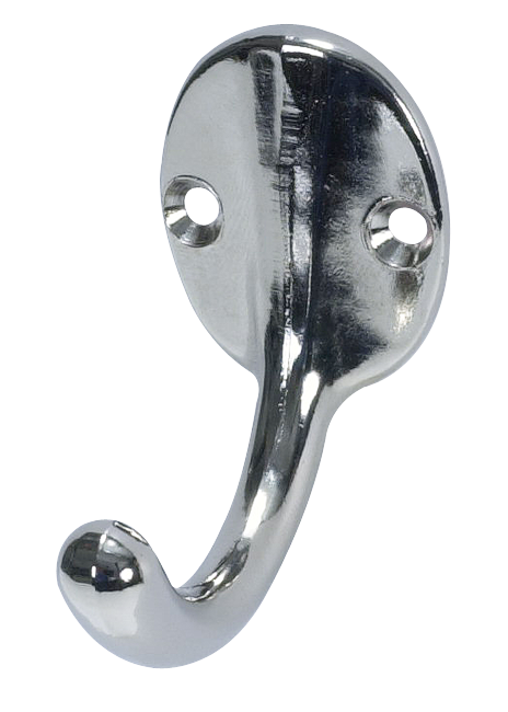 Mantelhaken vernickelt