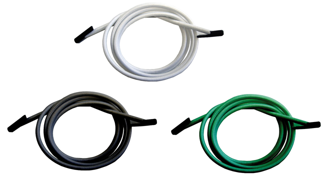 Gummischnur m.Stift weiss