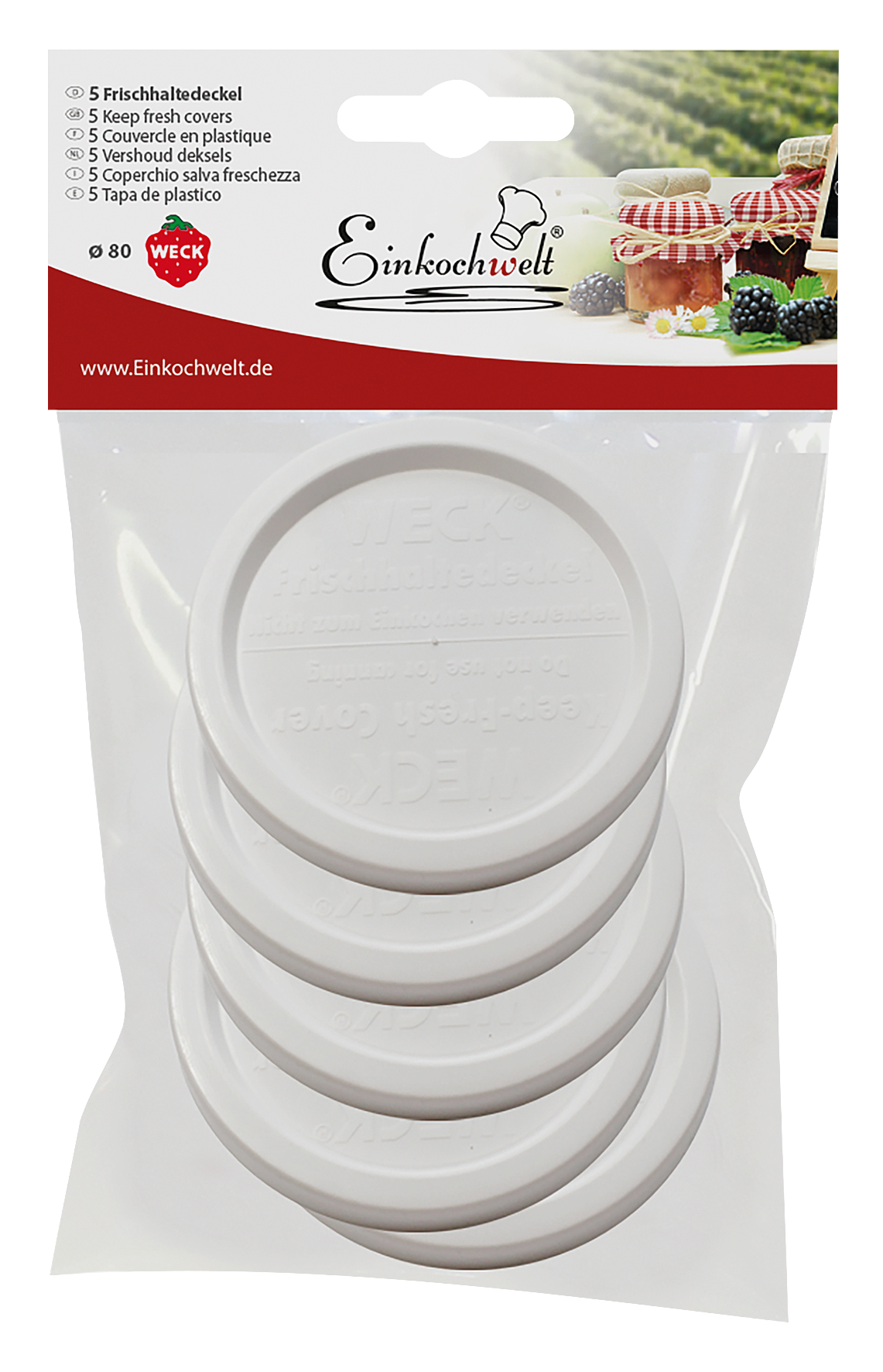 Frischhaltedeckel 5St. ø80mm