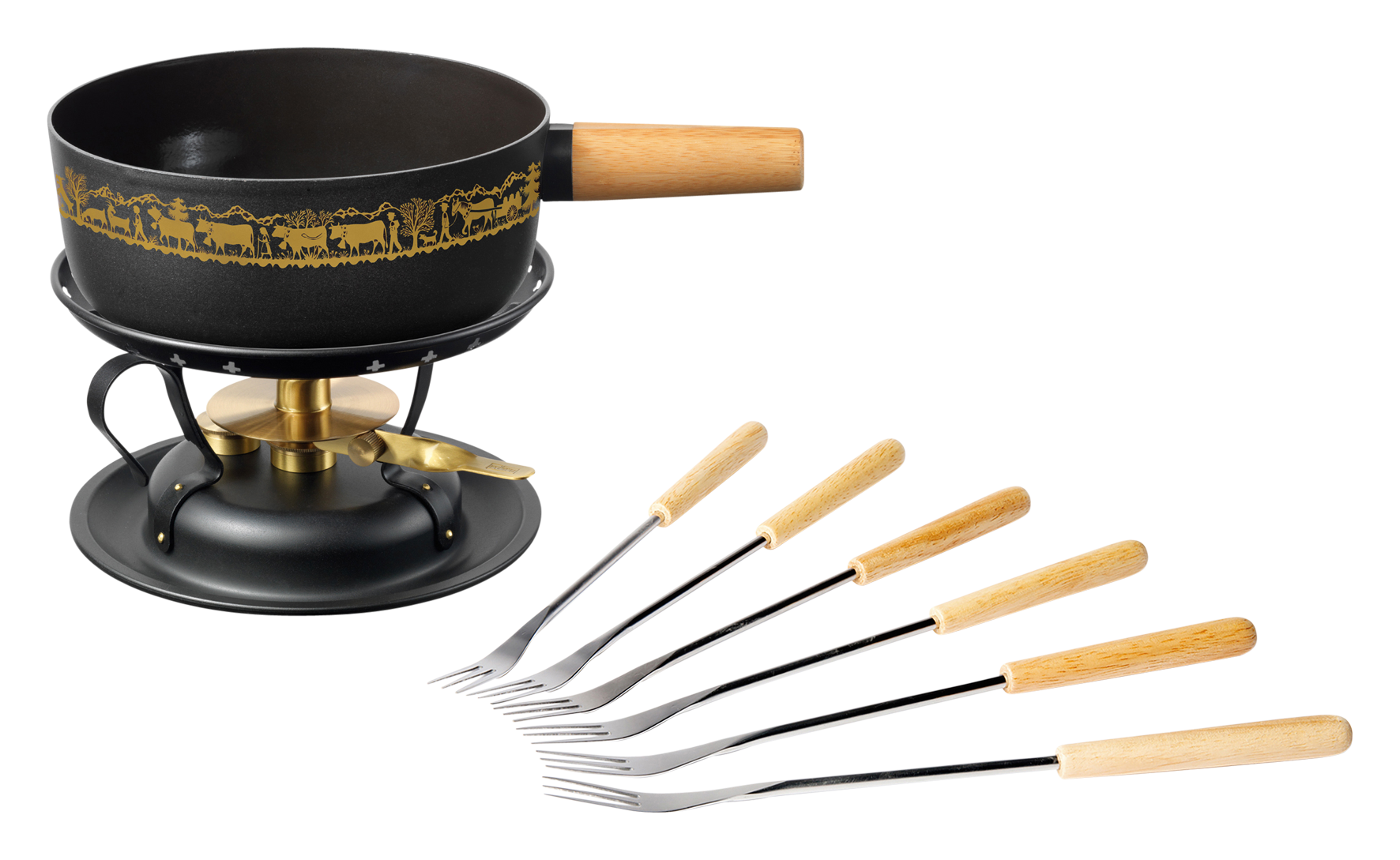 Fonduegrt. Alpaufzug ø21cm