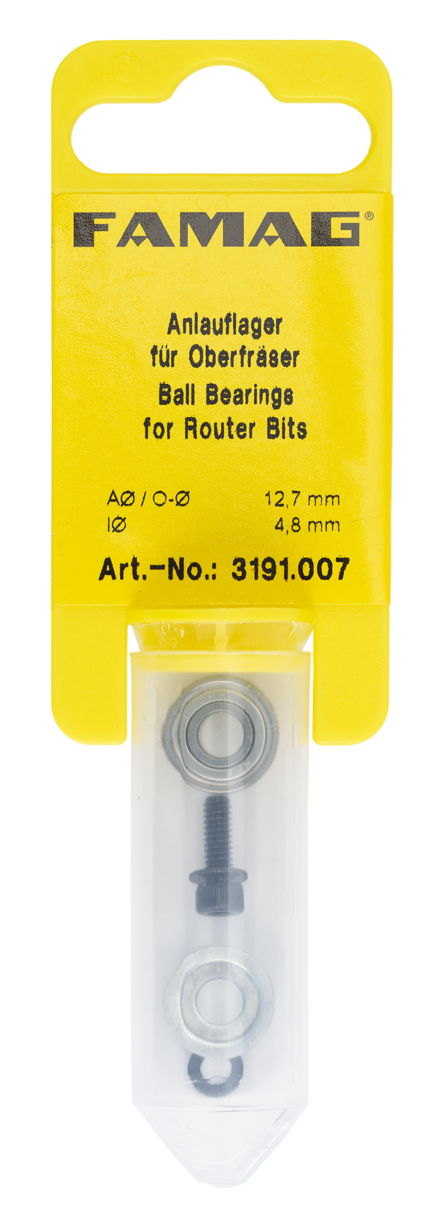 Kugellageranlau øA 12.7 øI 4.8