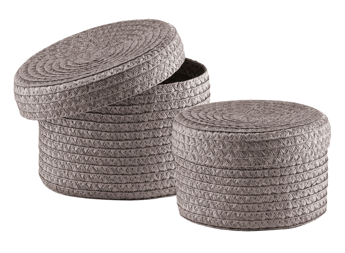 Korb-Set mit Deckel 2Stück