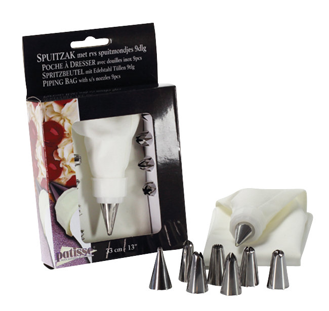 Spritzbeutel Garnitur 9-teilig