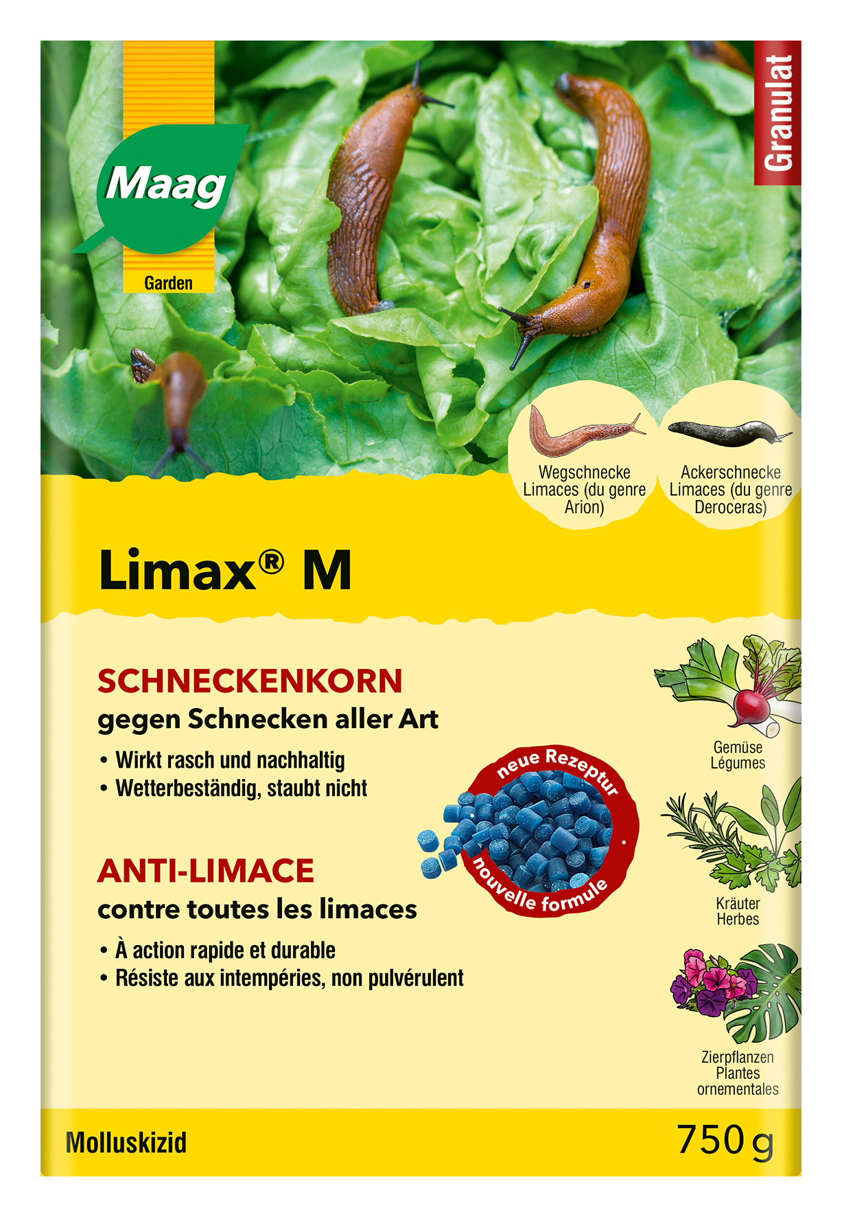 Schneckenk. Limax M 750g