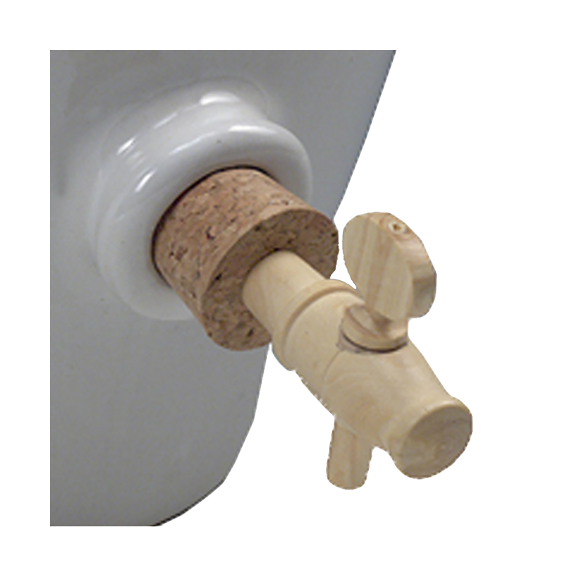 Ersatzhahnen mit Korken