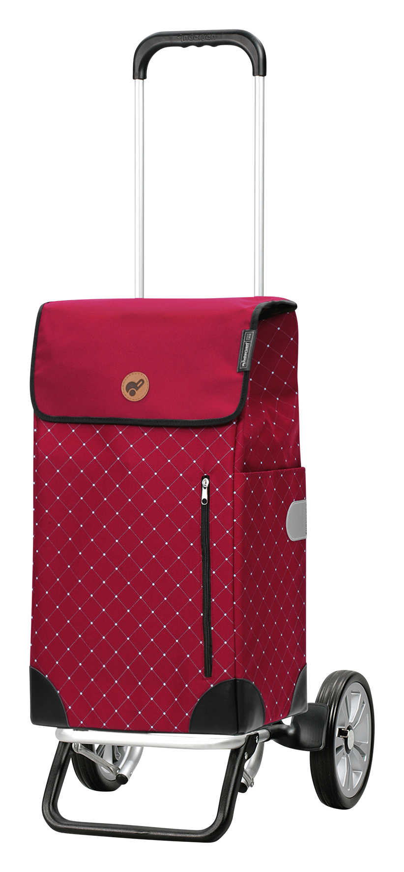 Einkaufswagen Alu Sofia rot