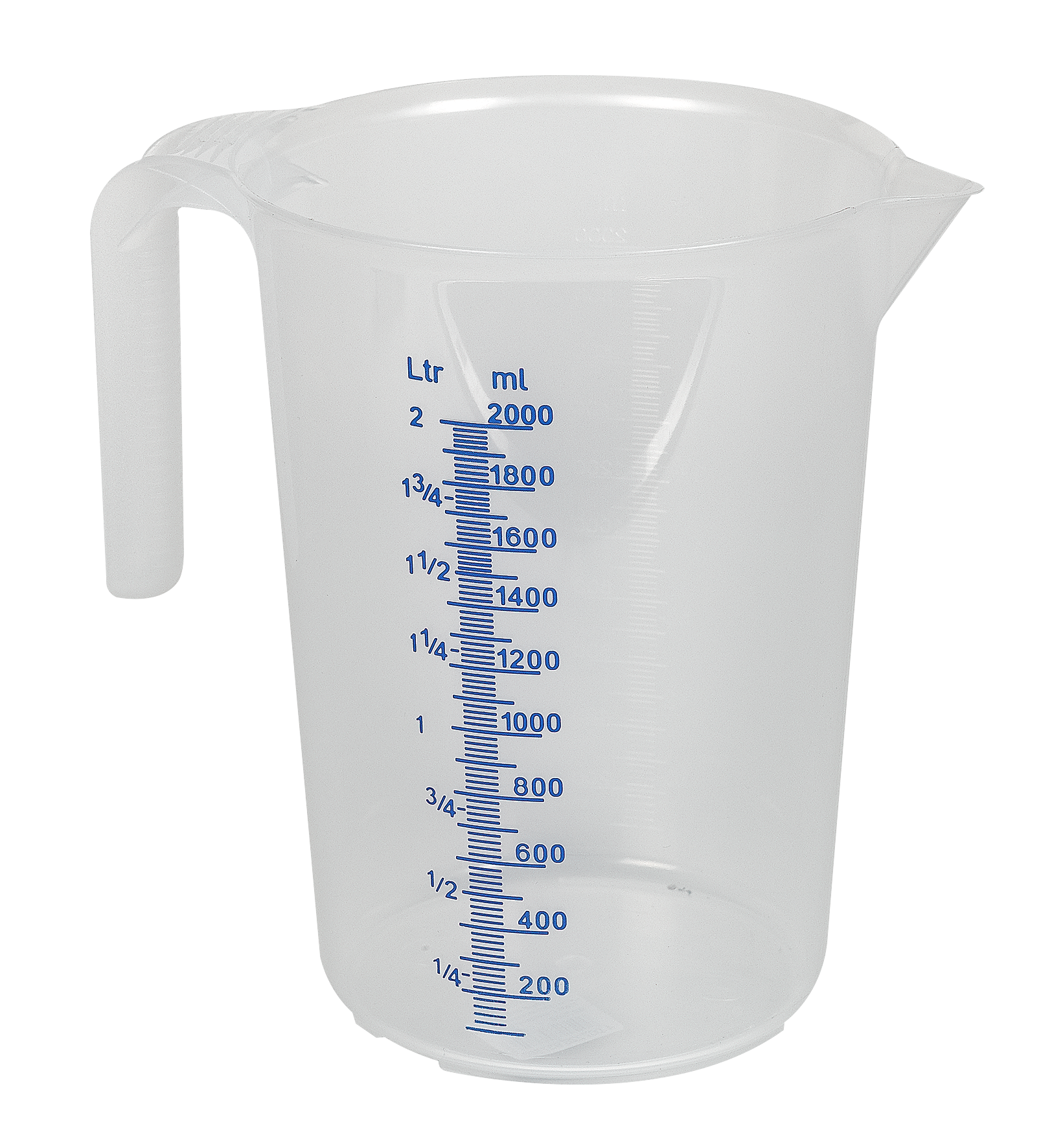 Messbecher transparent 2 l