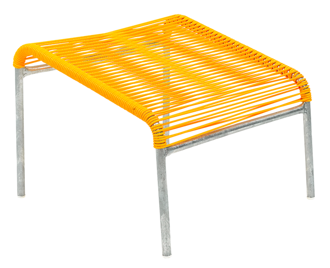 Hocker Lounger Spagh. gelb