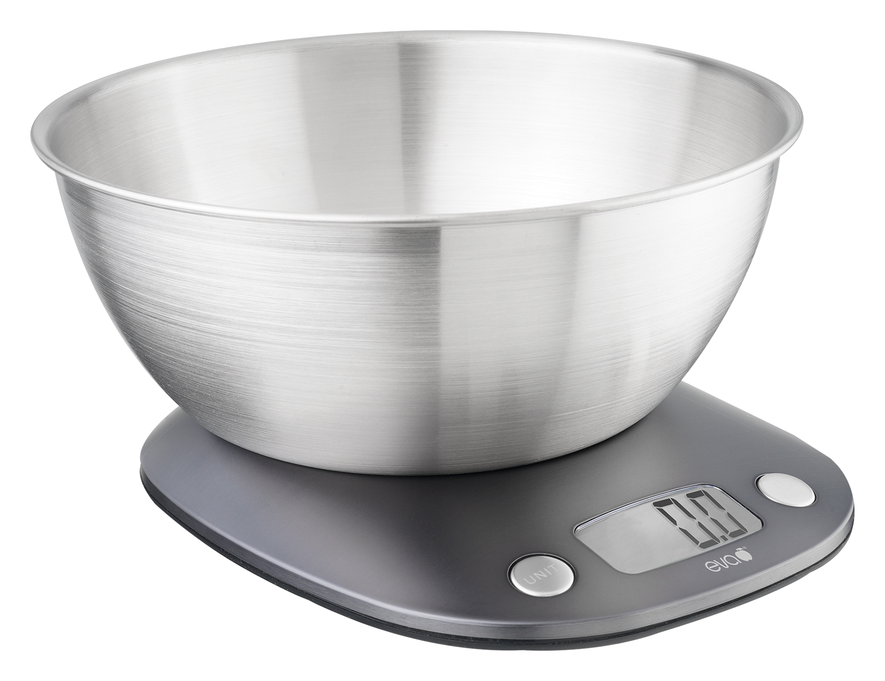 Küchenwaage Inox schwarz 5kg