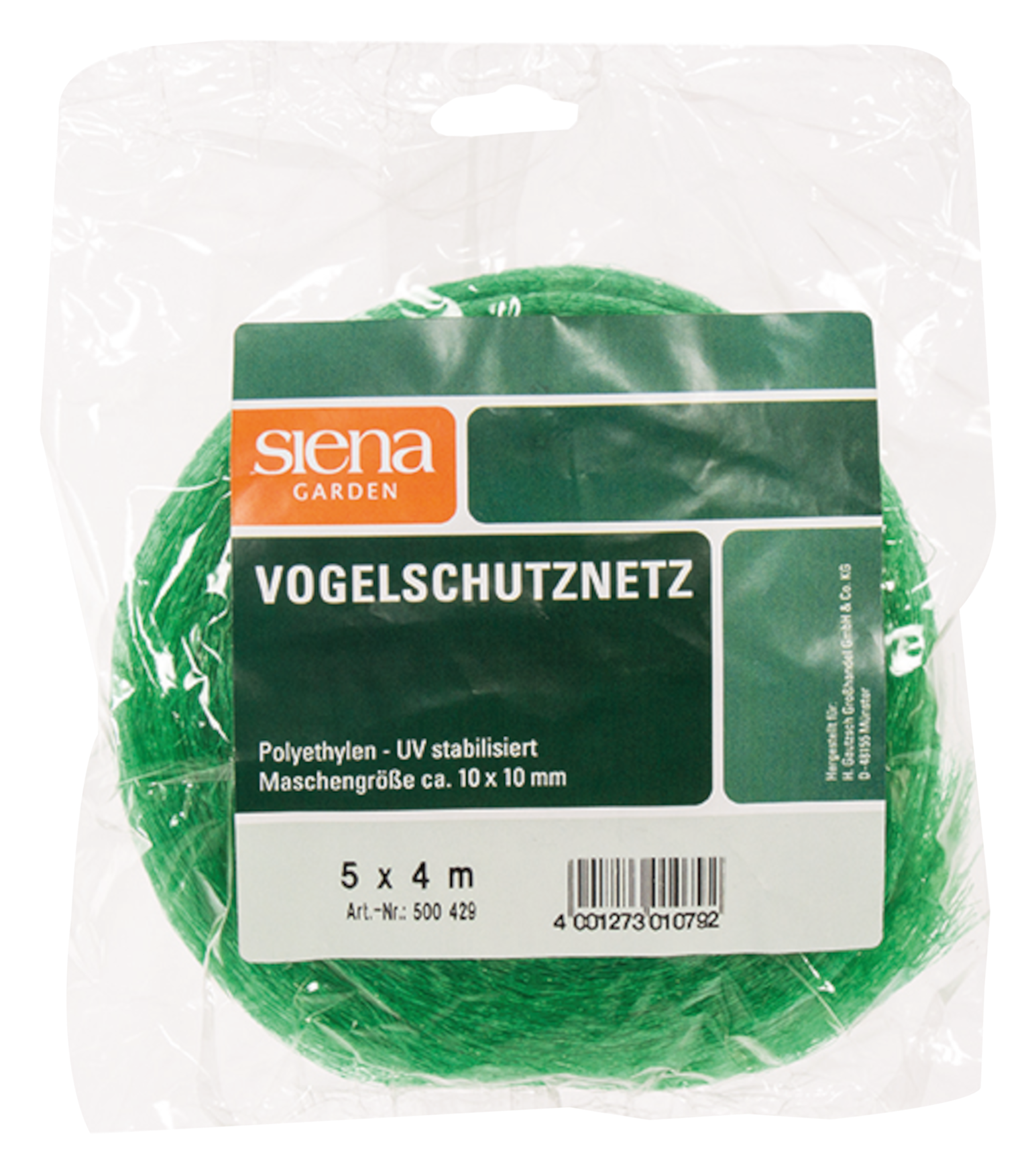 Vogelschutznetz Standard 5x4 m