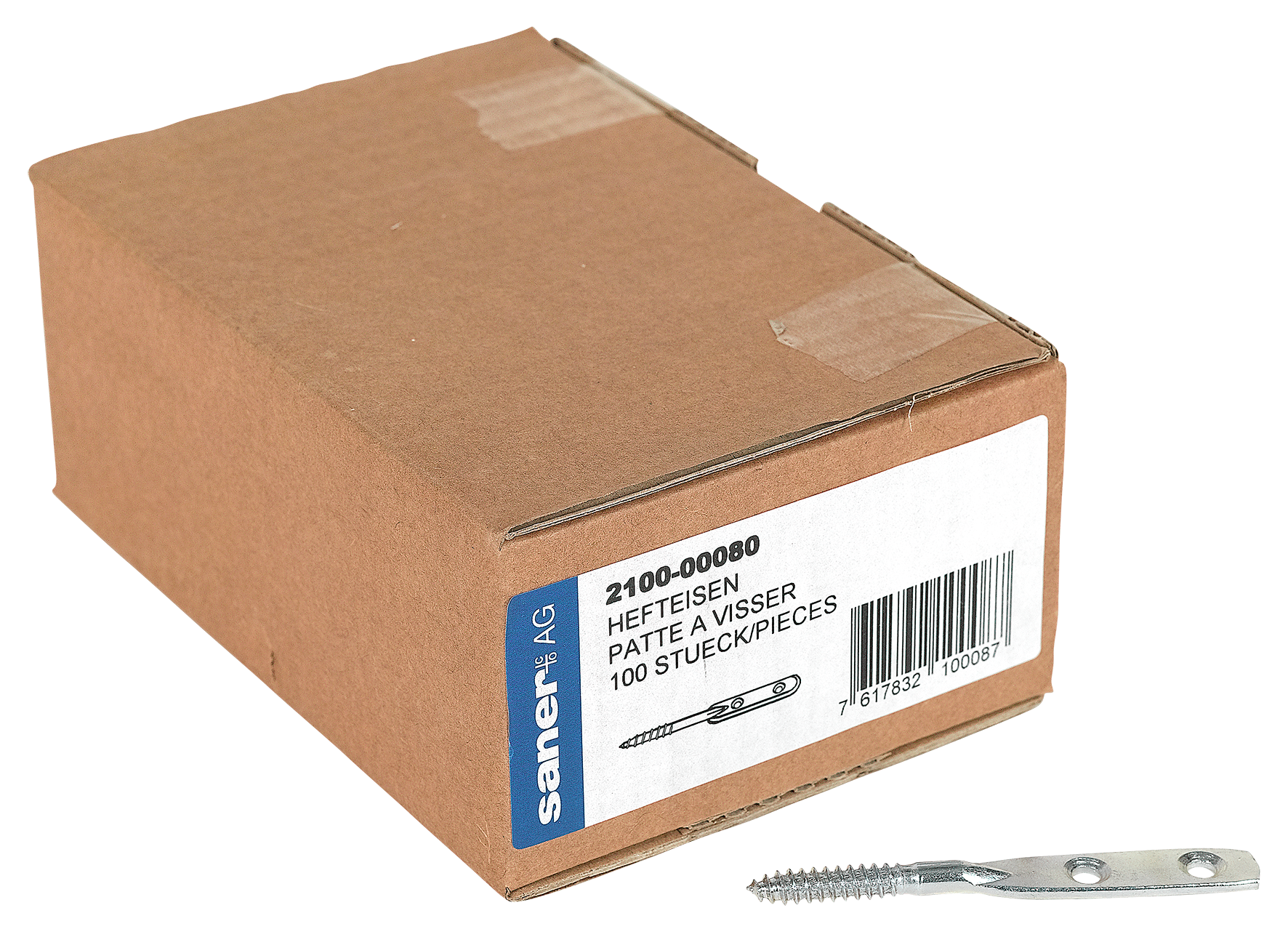 Hefteisen ø5 80x10x2