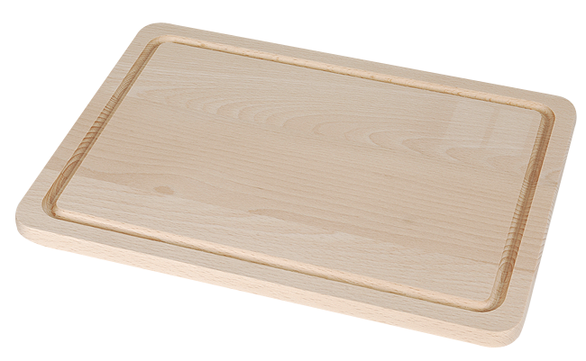 Fleischbrett m.Rille 35x25cm