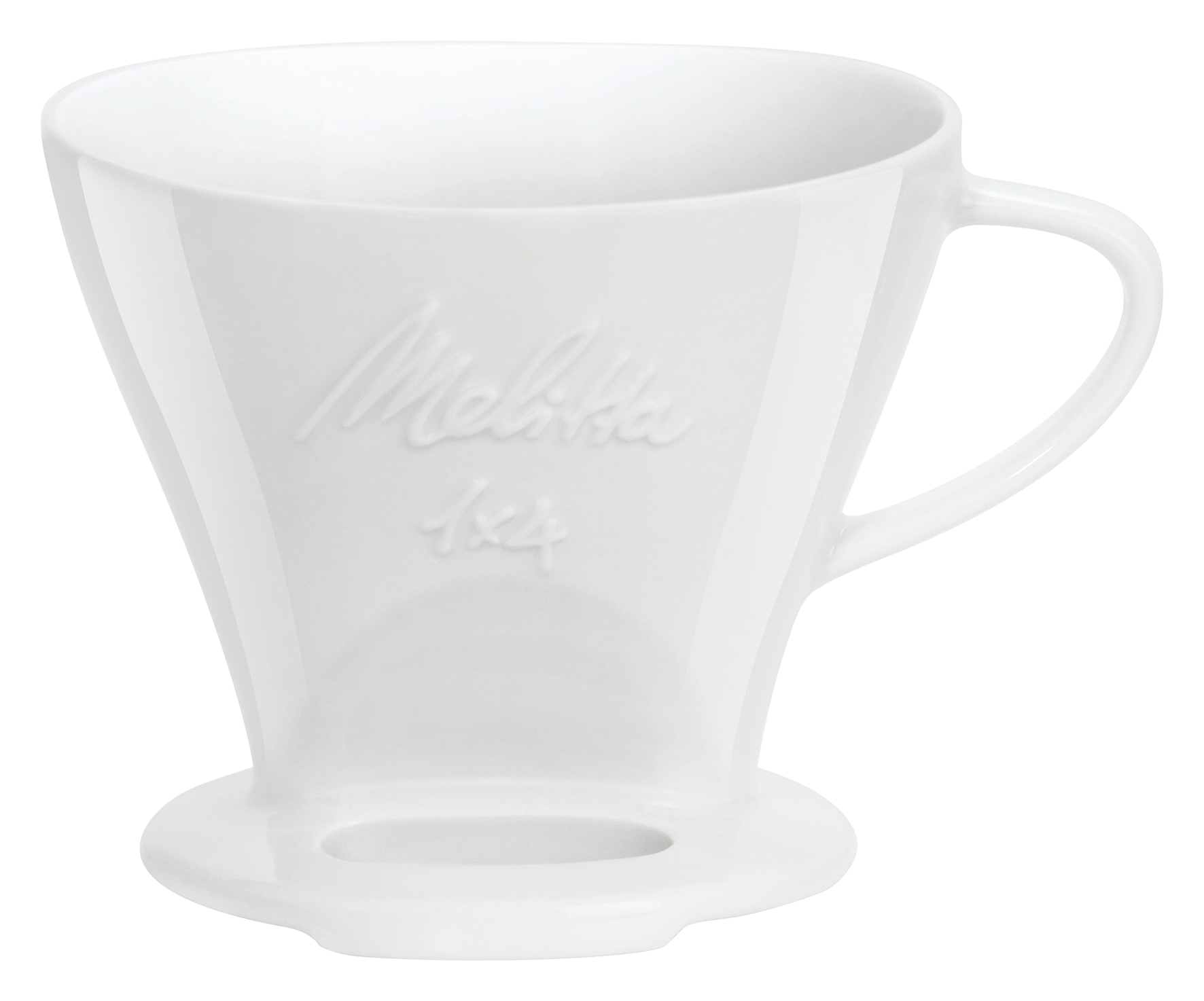 Kaffeefilter 1x4 weiss