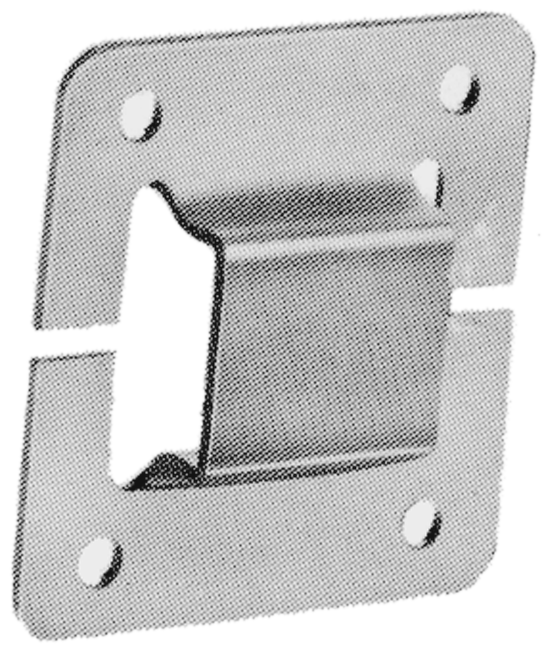 Stangenführung blau verzinkt