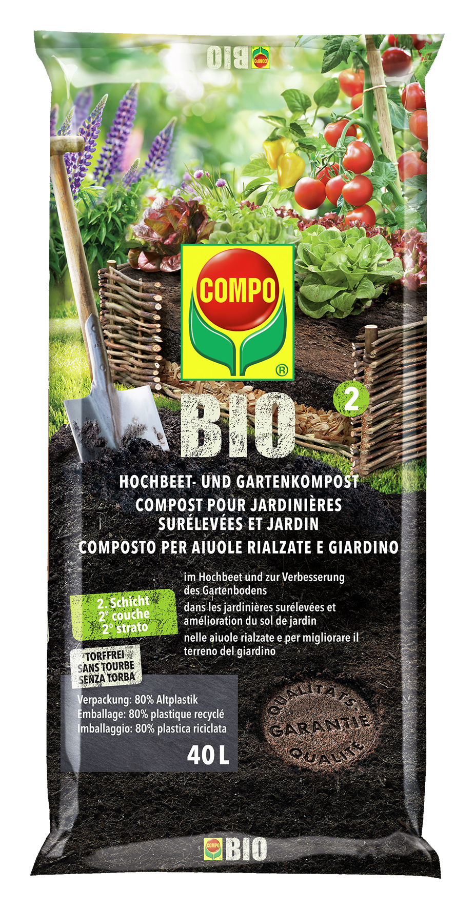 Hochbeet Gartenkompost 40l