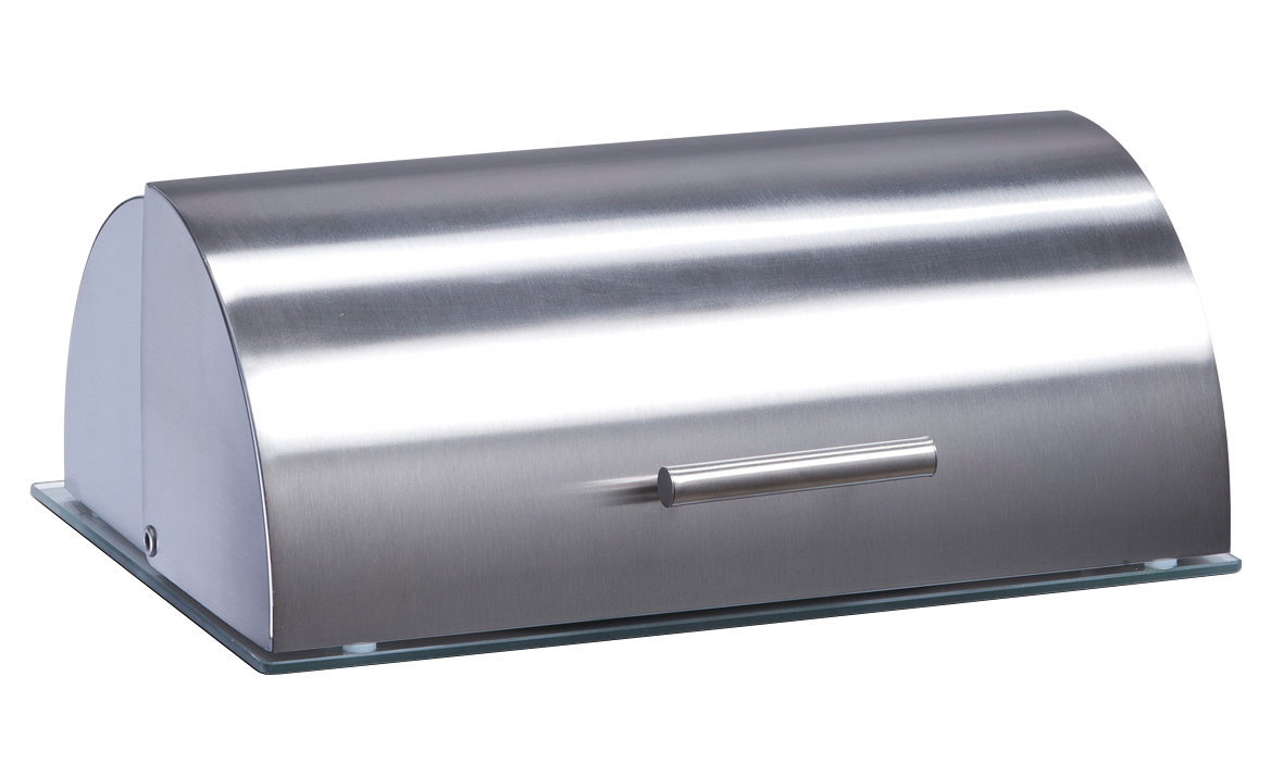 Brotkasten Inox Glas 39x28cm