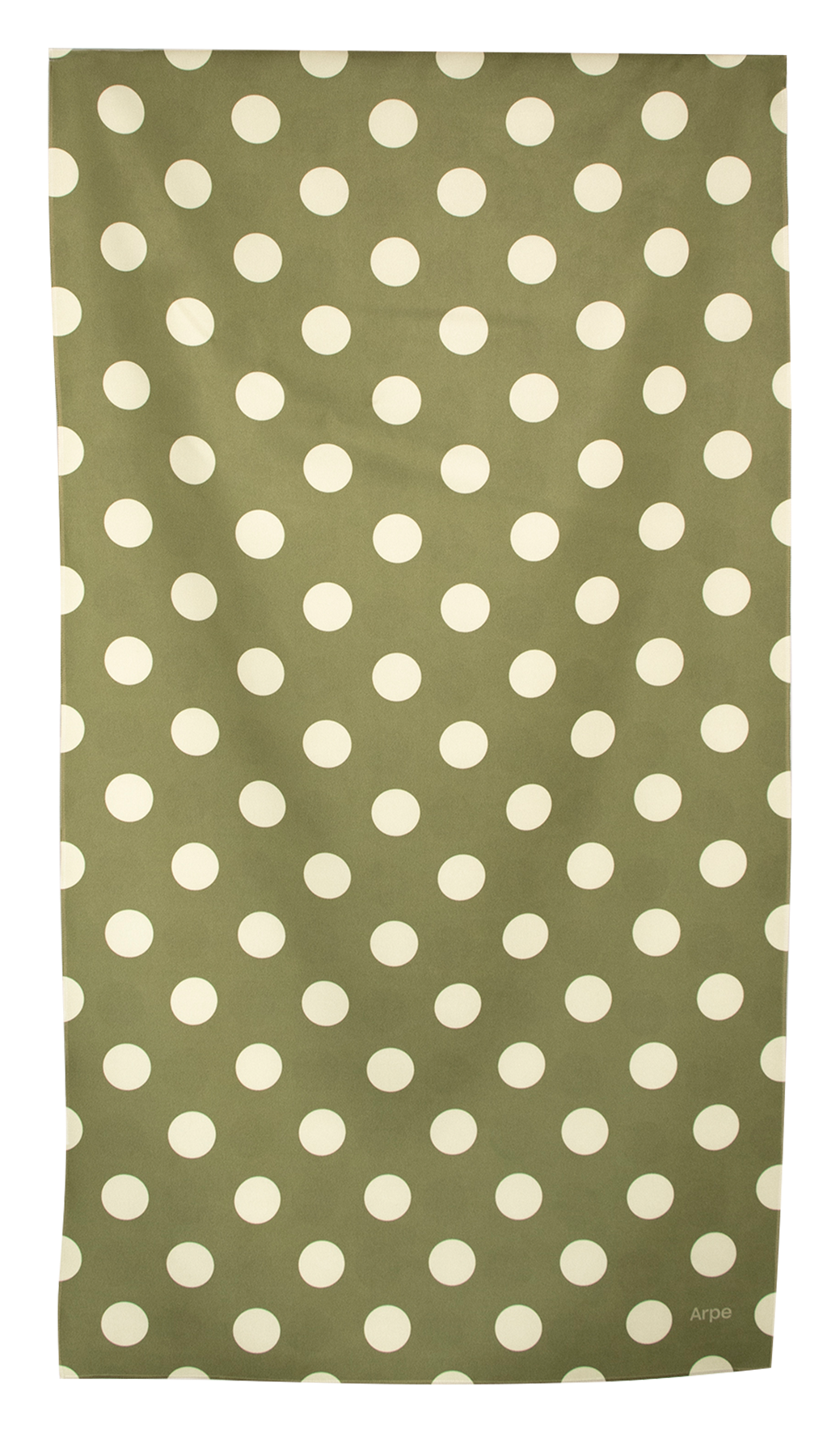 Handtuch dots olive green50cm