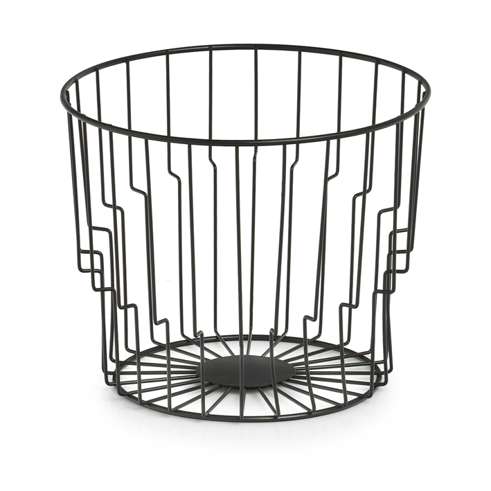 Fruchtkorb schwarz ø24x19.5cm