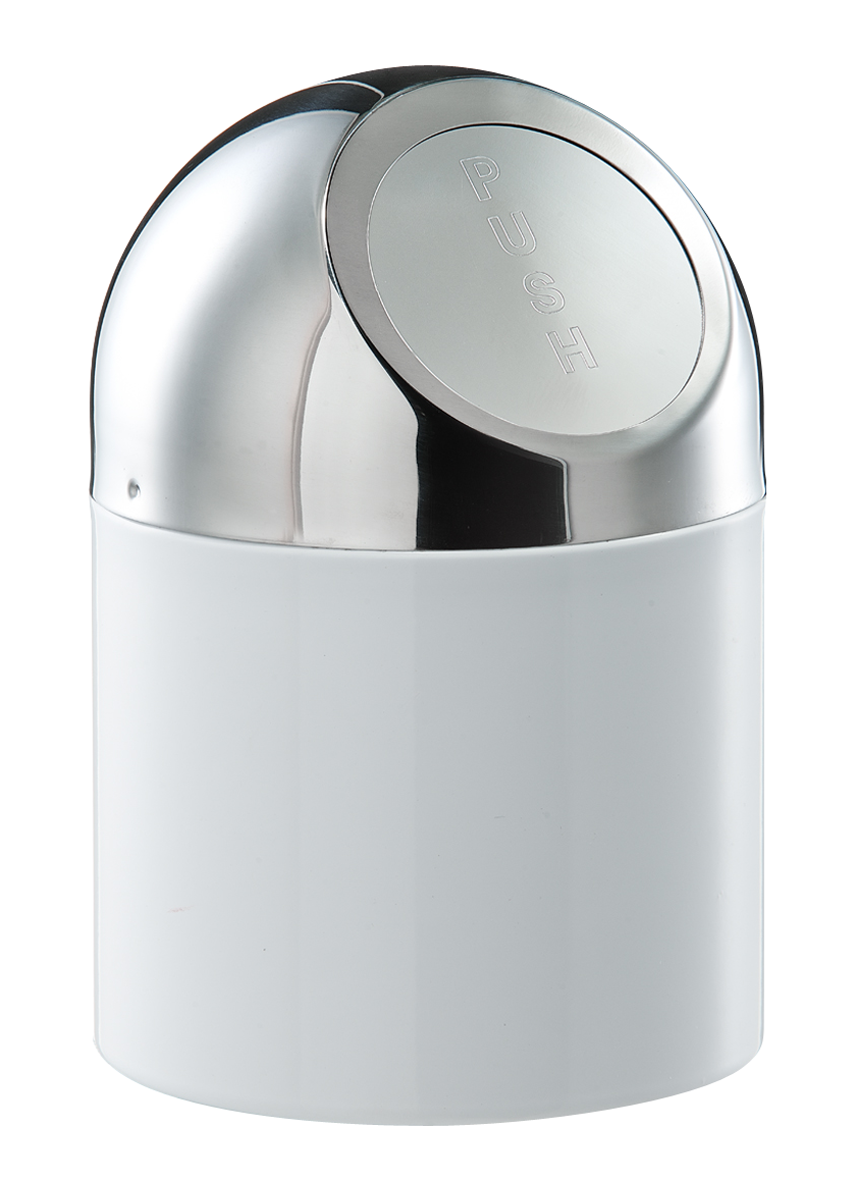 Tischabfalleimer weiss ø12cm