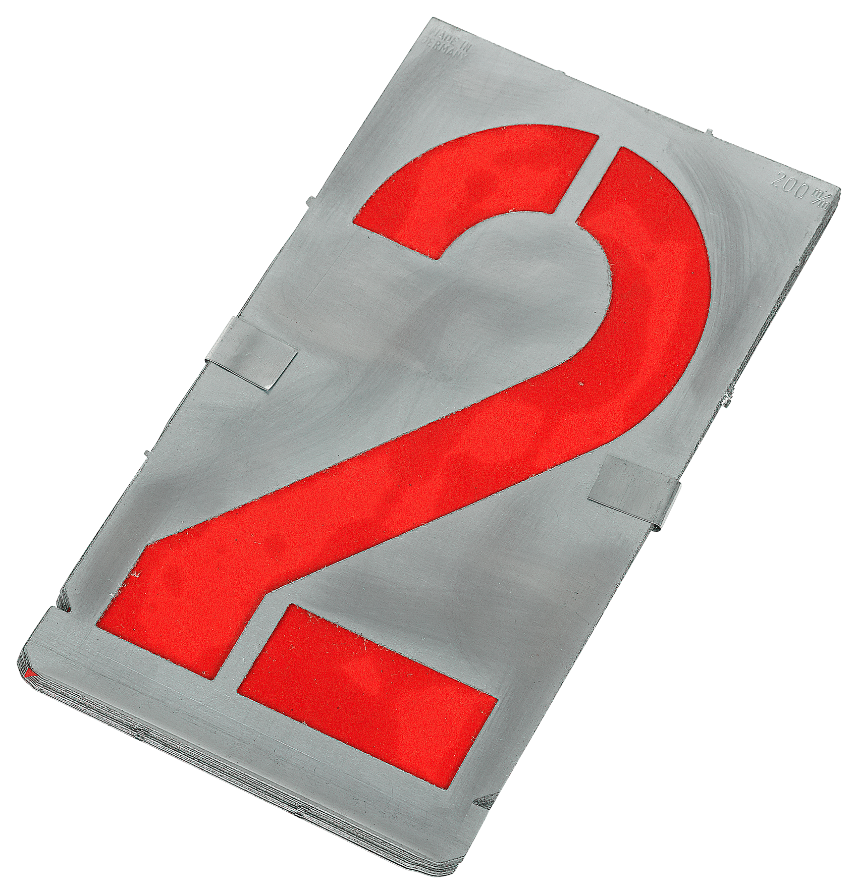 Zinkschablone Zahlen 200 mm