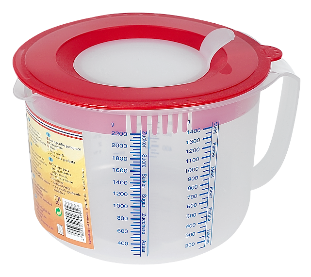 Messbecher 2.2l mit Spritzsch.
