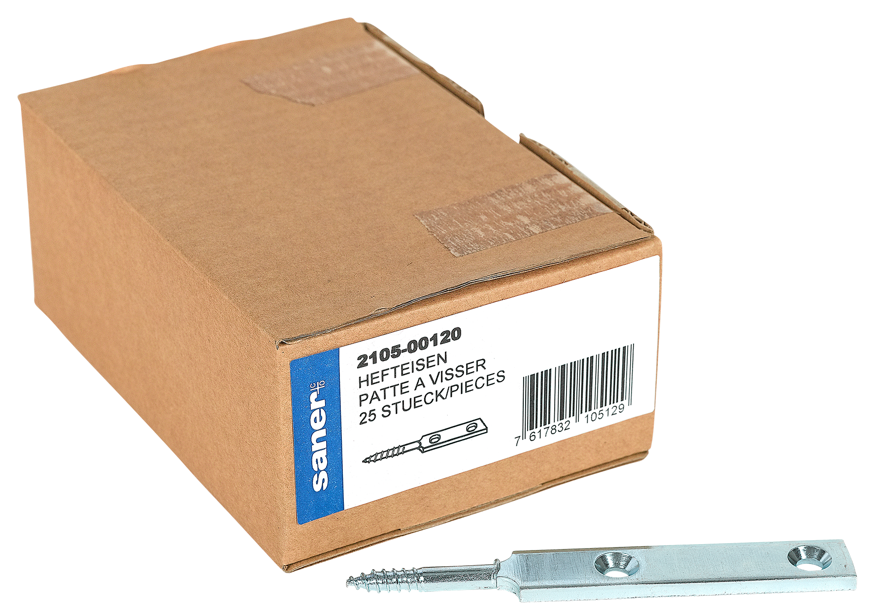 Hefteisen ø6 120x16x4