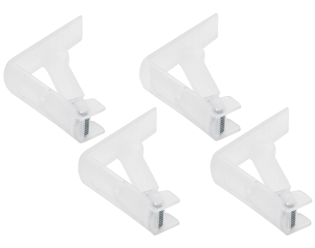 Tischtuchkl.m.Feder transp.4St