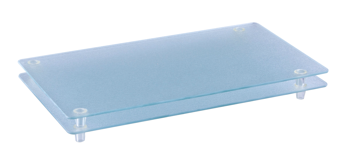 Herdabdeckpl. Glas 2St.transp.