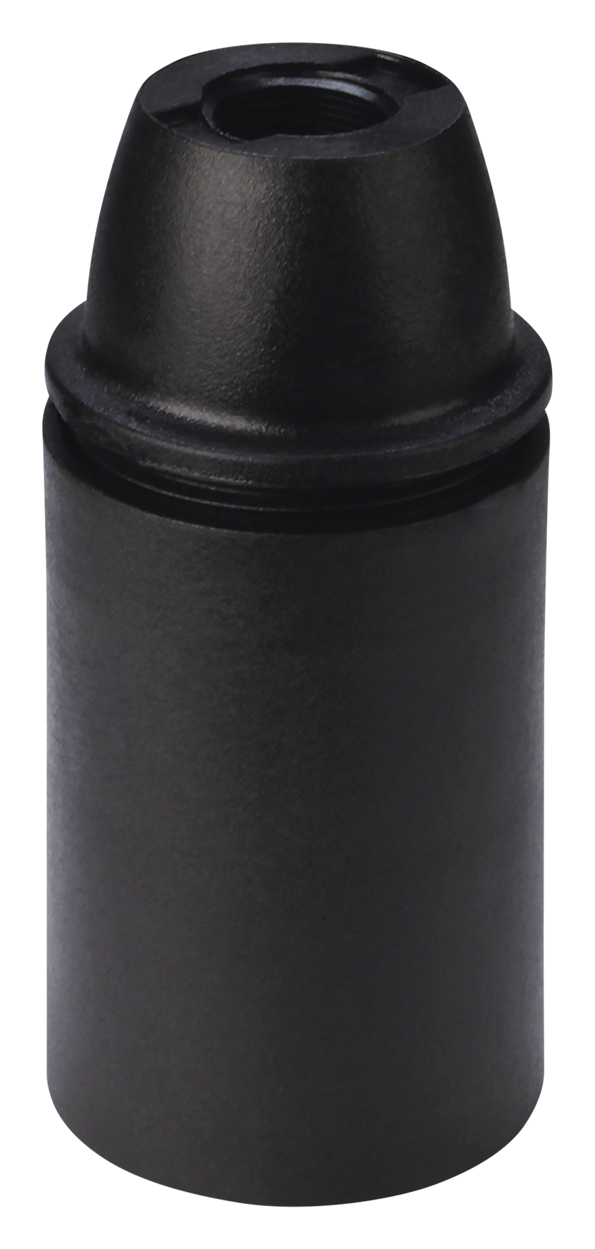 Lampenfassung E14 glatt sw