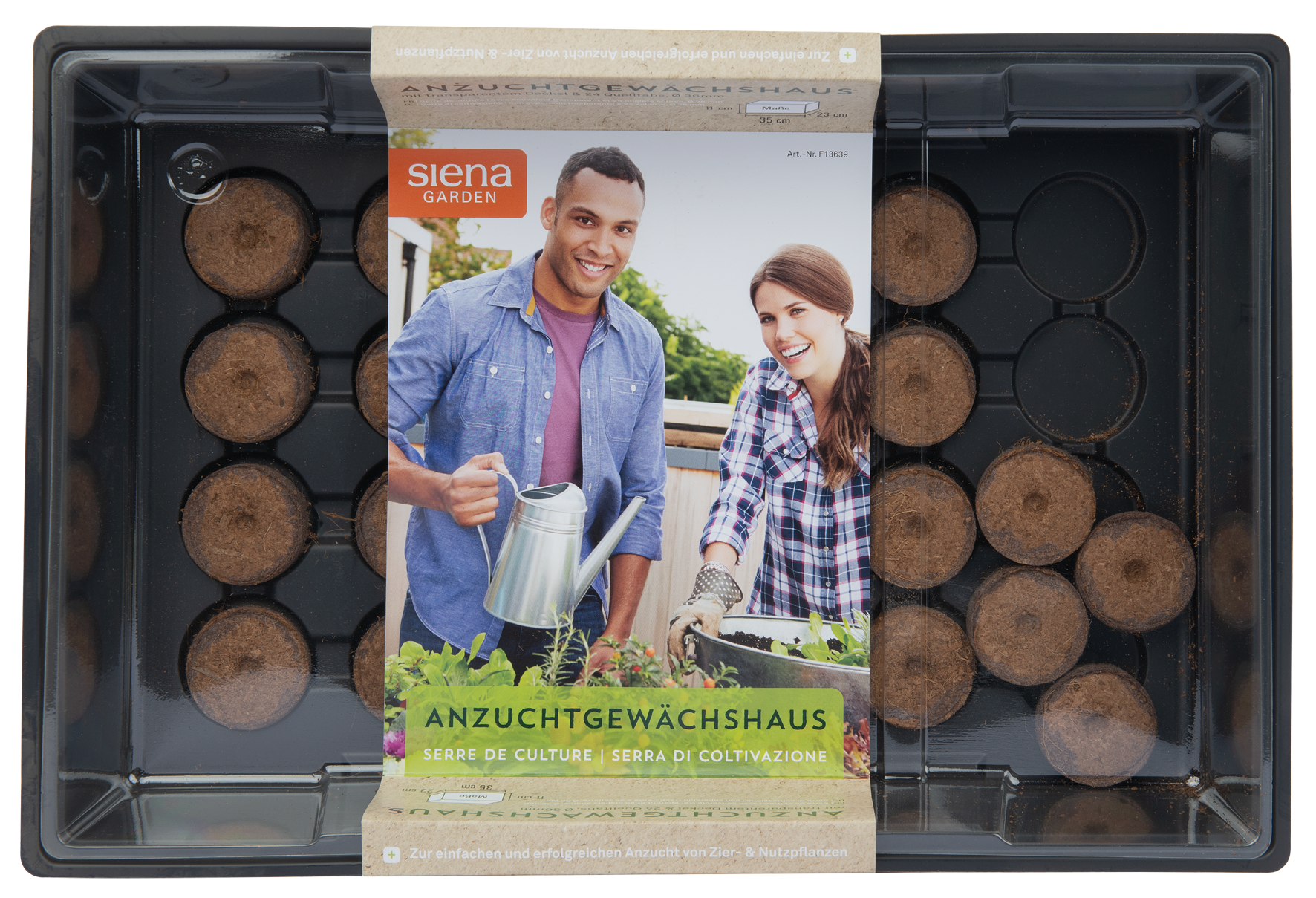 Gewächshaus m/24 Quelltabs