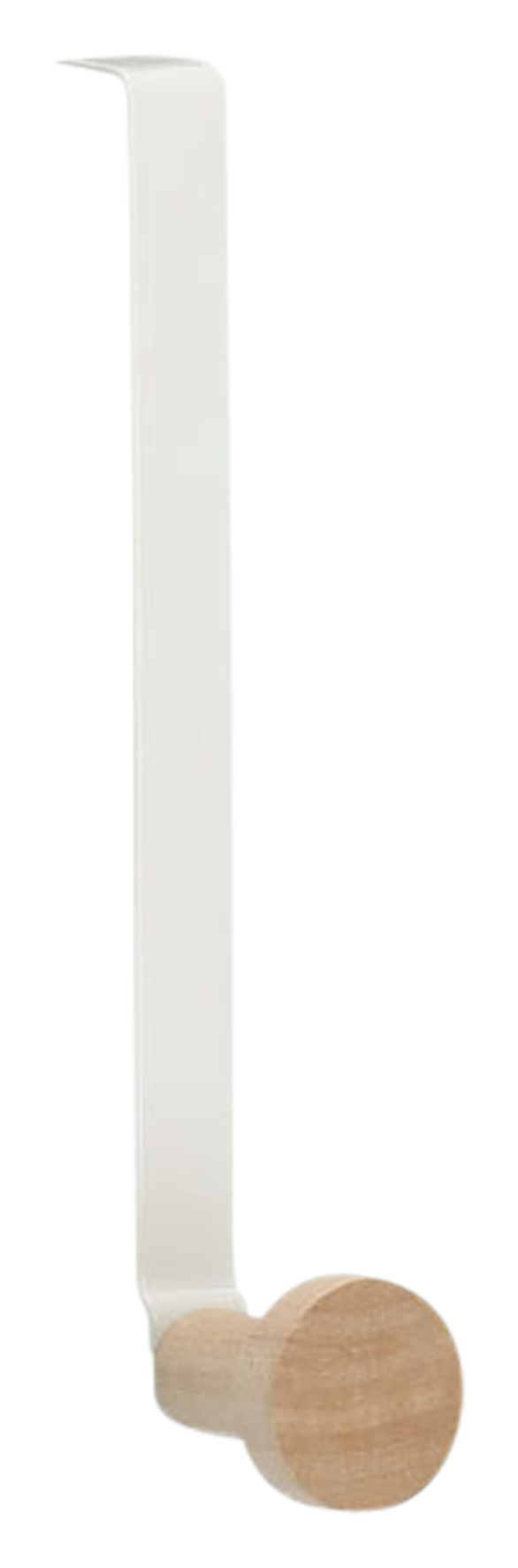 Türhaken weiss 3x9x18 cm